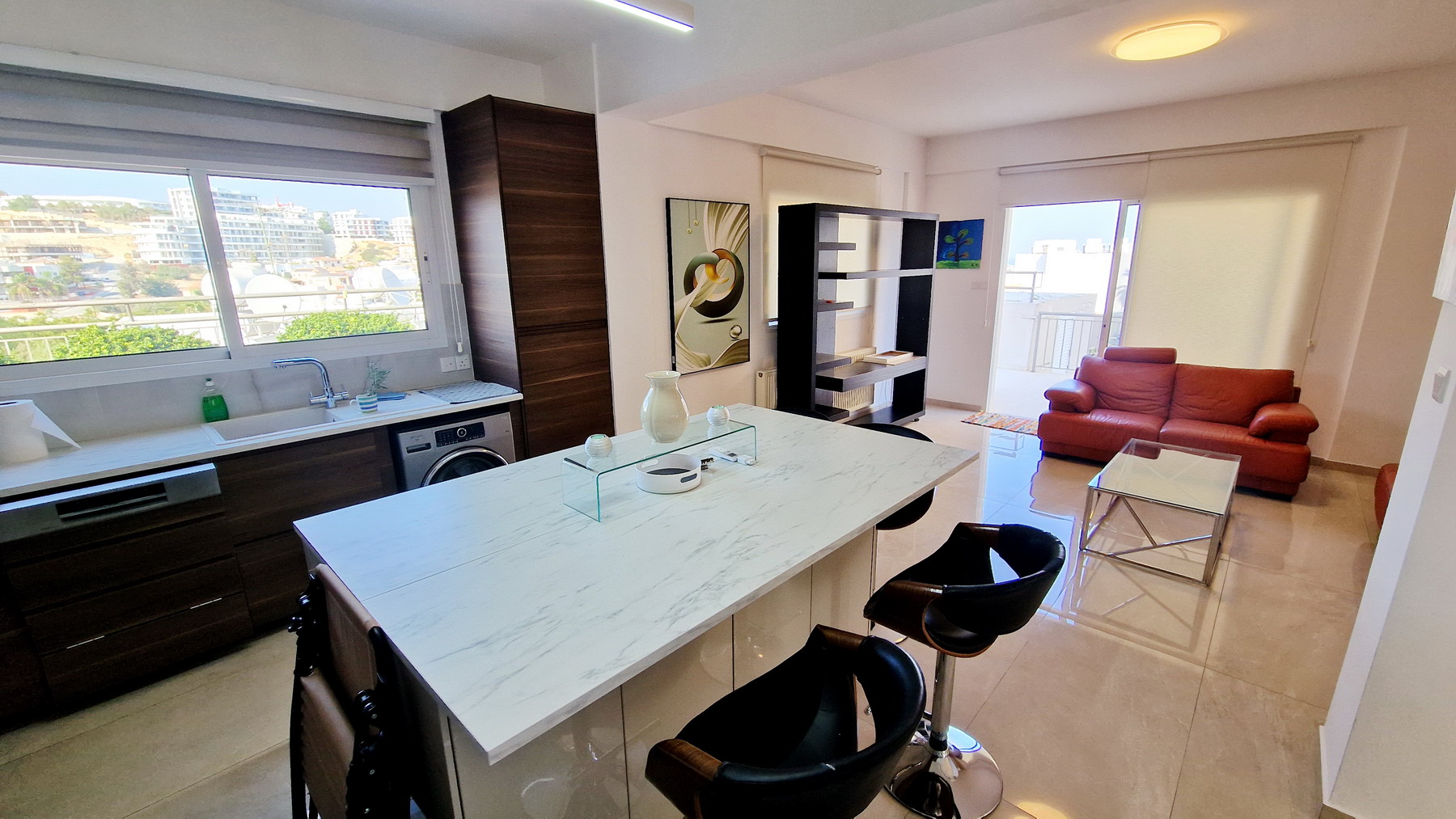 Detached 3+1 Bedroom and Office House Fully furnished For Rent in Agios Athanasios.